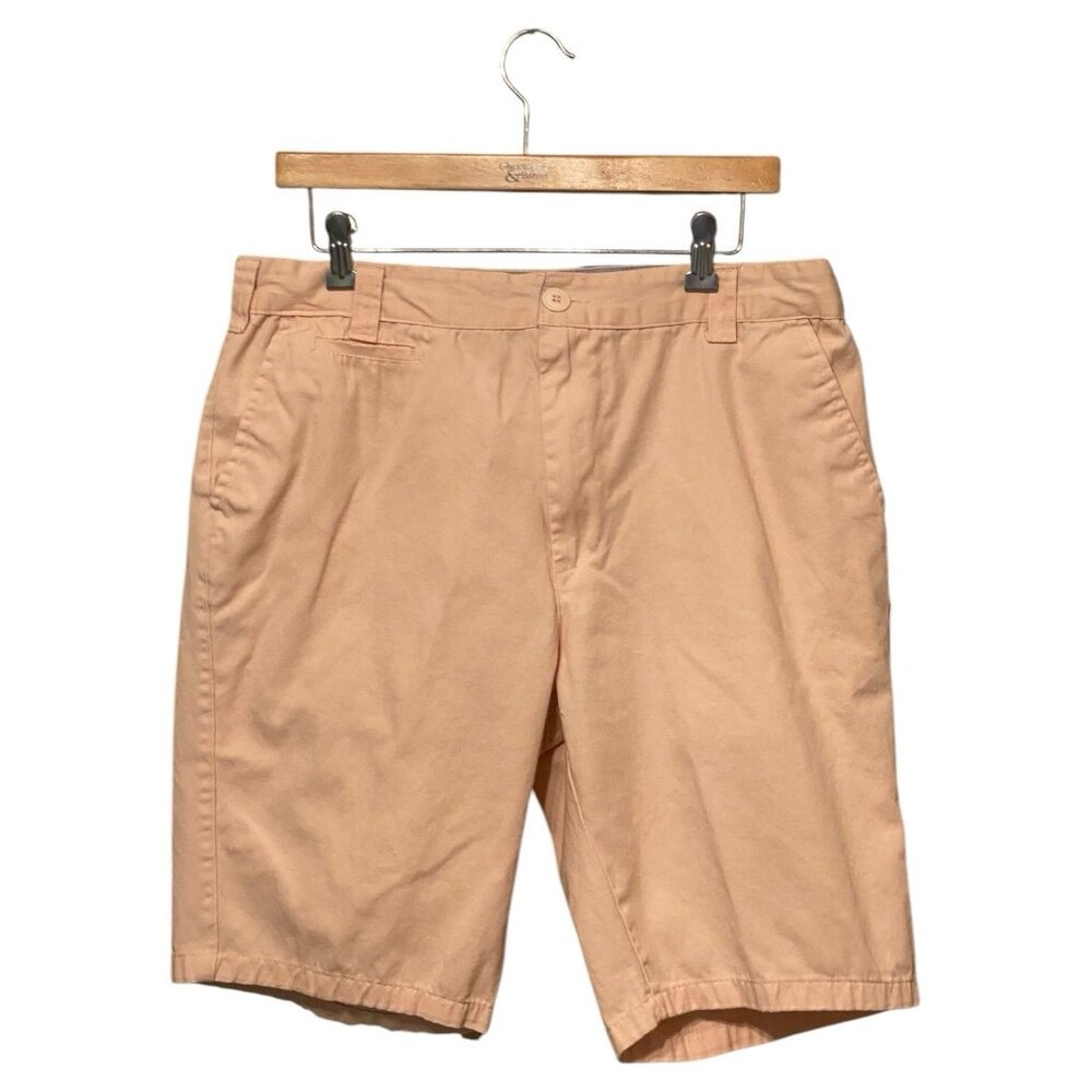 Blue Rock Premium Pink Shorts Men's Size 36 Flat Front Summer Beach Fun Golf